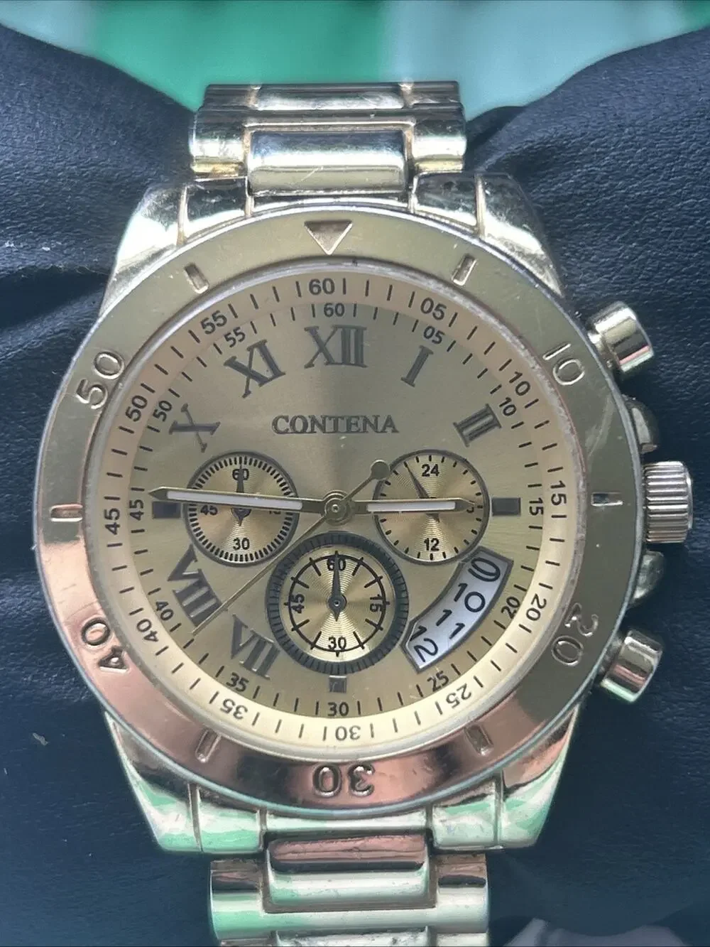 Contena Gold Tone Women’s Quartz Watch
